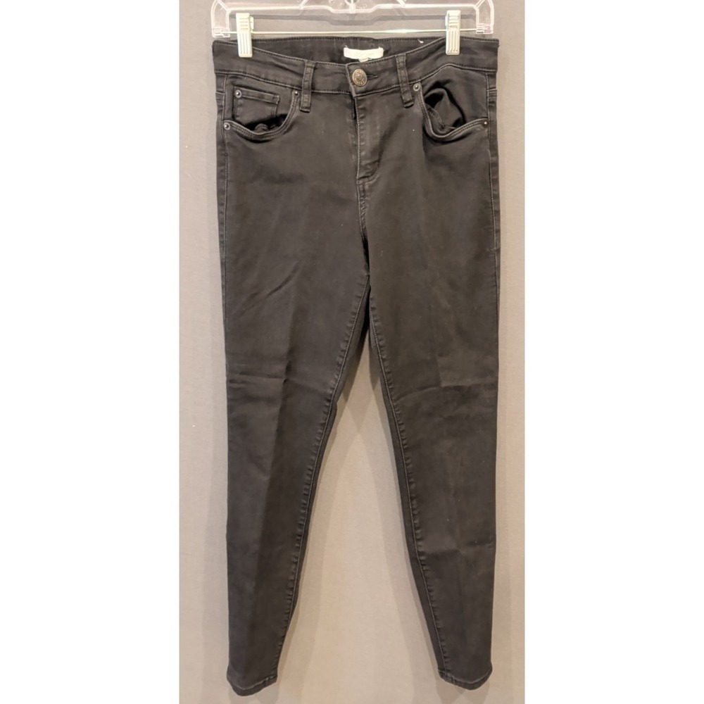 Black Ankle‎ Skinny Jeans Womens Stretch Denim Mid Rise Size ~28x32
